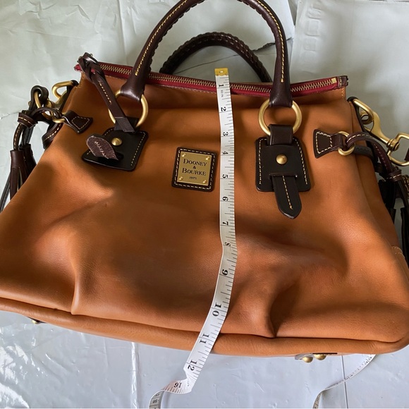Dooney & Bourke Natural Florentine Small Stanwich Satchel - Picture 12 of 14